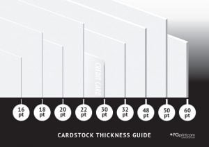 A Guide To Paper Types And Sizes PGprint   Paper Thickness Guide 300x212 